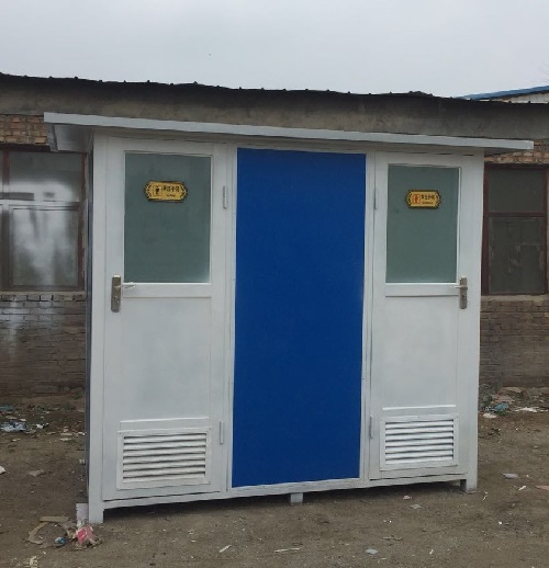鹤壁包头市白云鄂博矿区公园定做两厕位移动卫生间发货